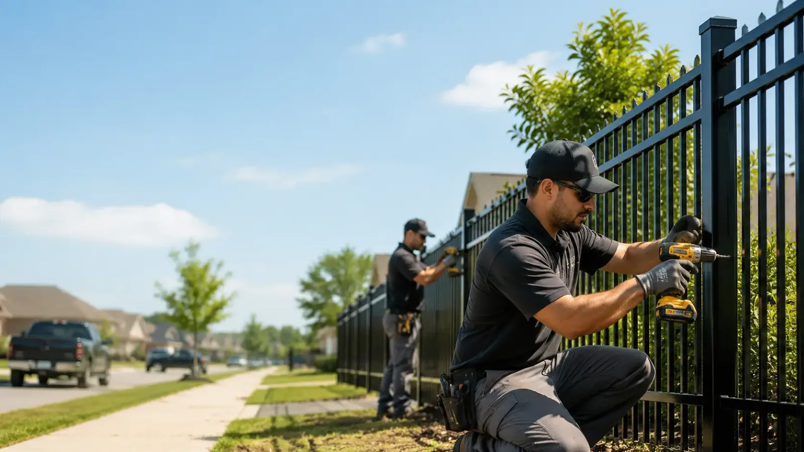 Metal Fence Installation in Hudson, KS